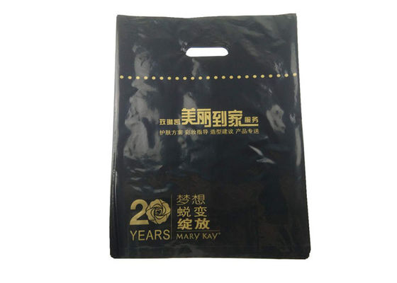 Eco Friendly Handle Shopping Bag Polyethylene Lightweight Die Cut 30mic