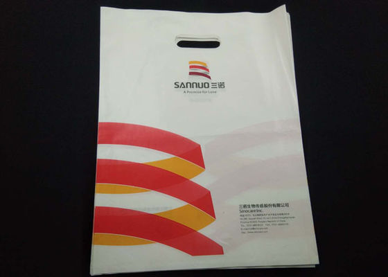 30 Micron Handle Shopping Bag low density 100% recyclable Multiapplication