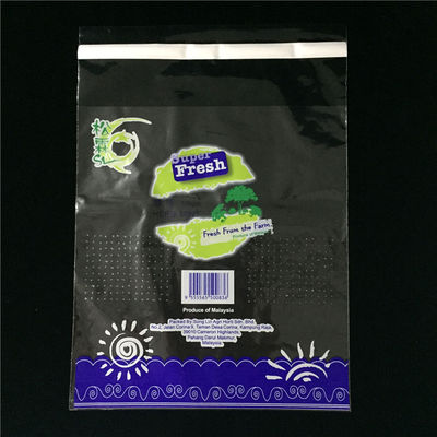 ODM Printed Micro Perforated Bags For Vegetables Odorproof Multicolor