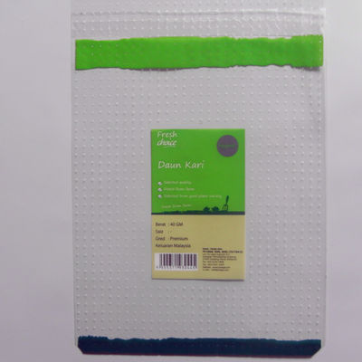 FDA Micro Perforated Bags , Self Sealing Clear Plastic Bags 0.4mm Hole