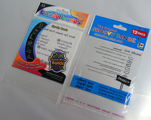 Custom Printed Resealable Poly Bags BOPP Material Dustproof Oxygen Proof